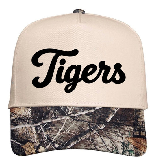 Centralia Tigers camo hat (screen print)