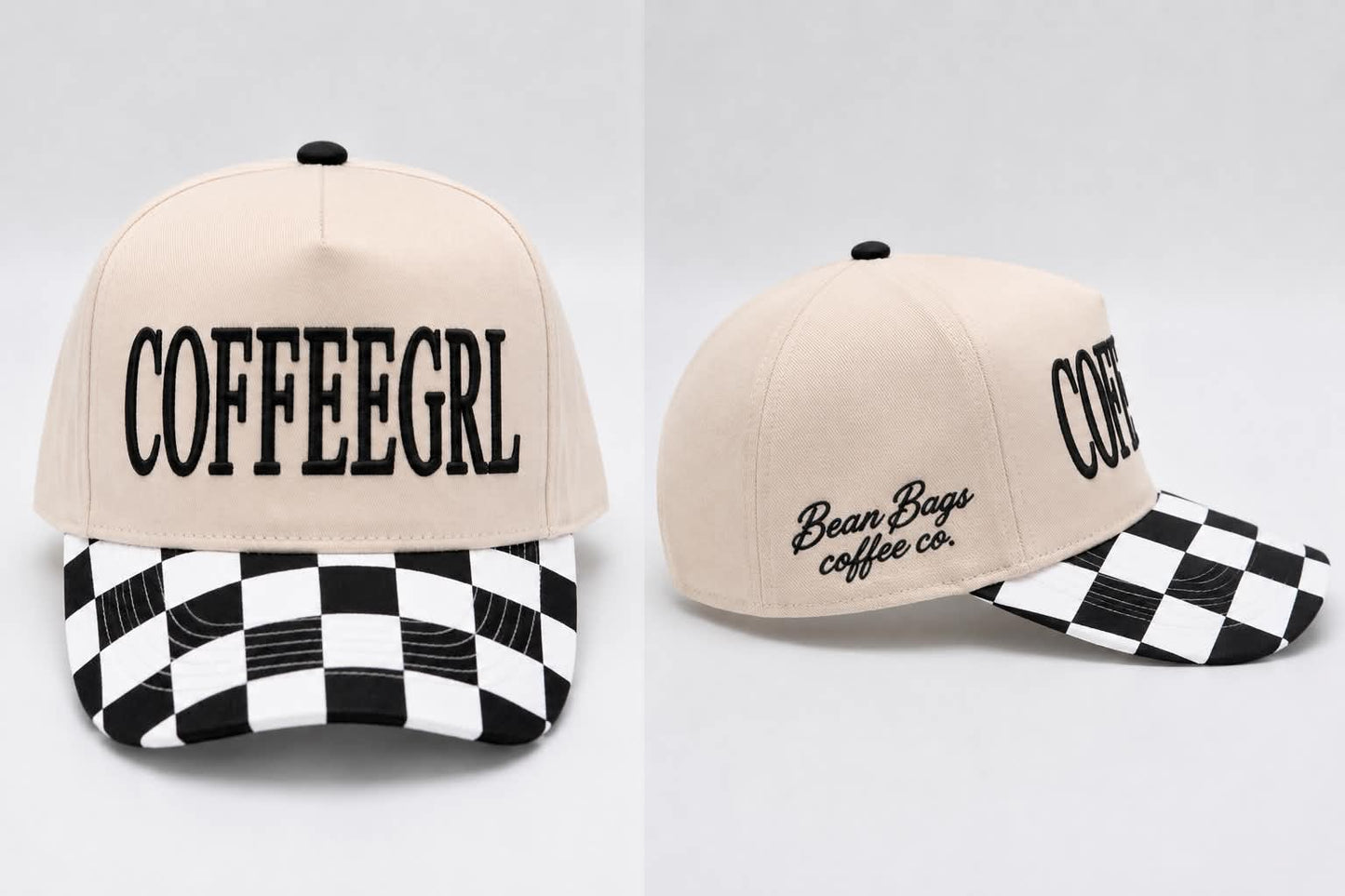 Bean Bags Coffee Co. COFFEEGRL checker trucker