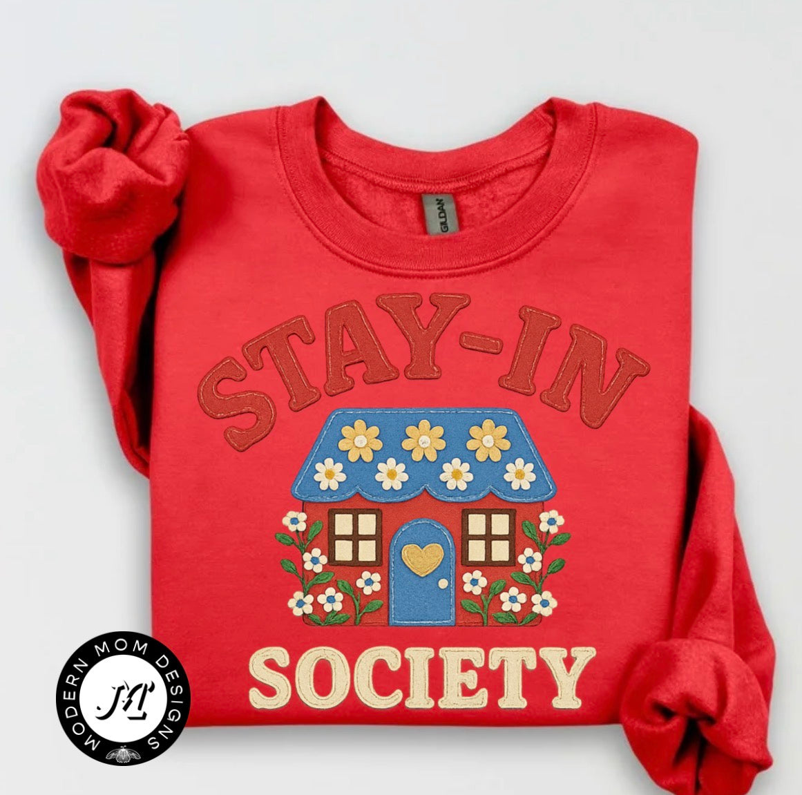 Stay in society crewneck