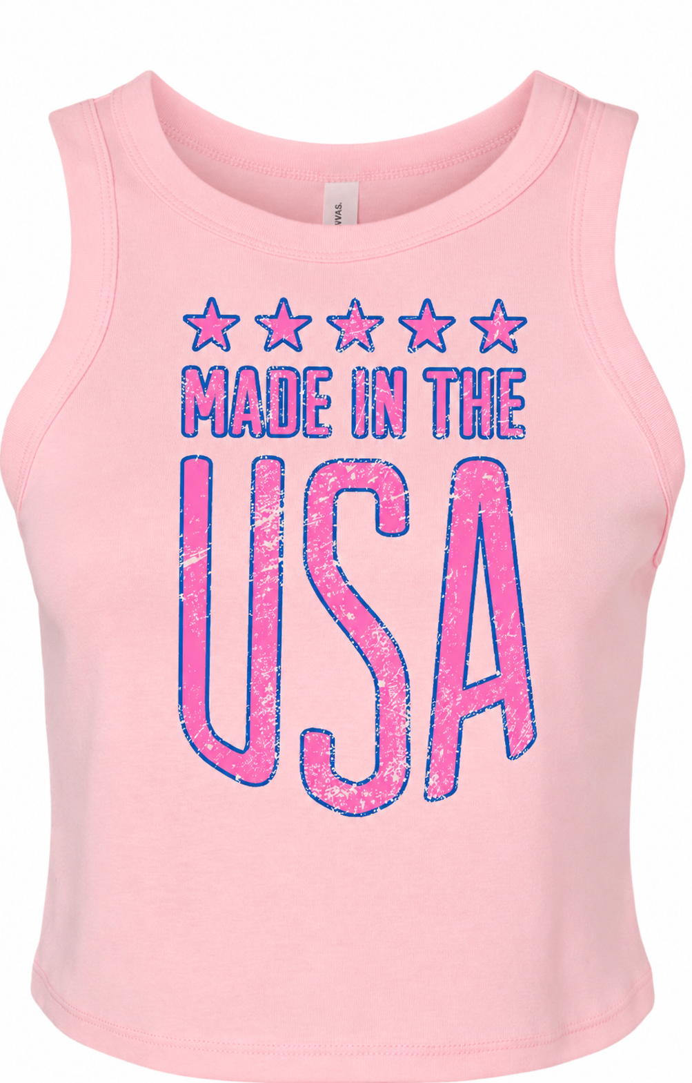 Made in the USA pink tank (multiple styles available)