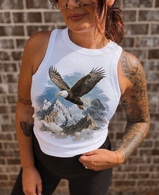 Vintage eagle tank top (multiple styles available)