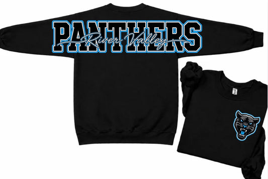 River Valley Panthers crewneck with big back print