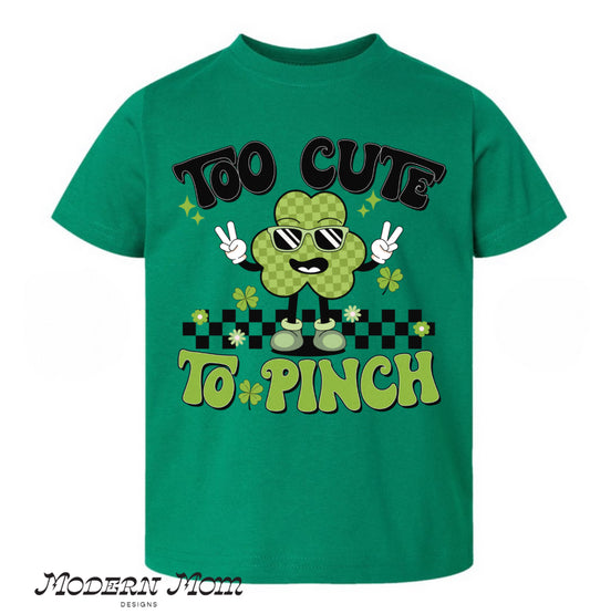 Too cute to pinch toddler/youth tee