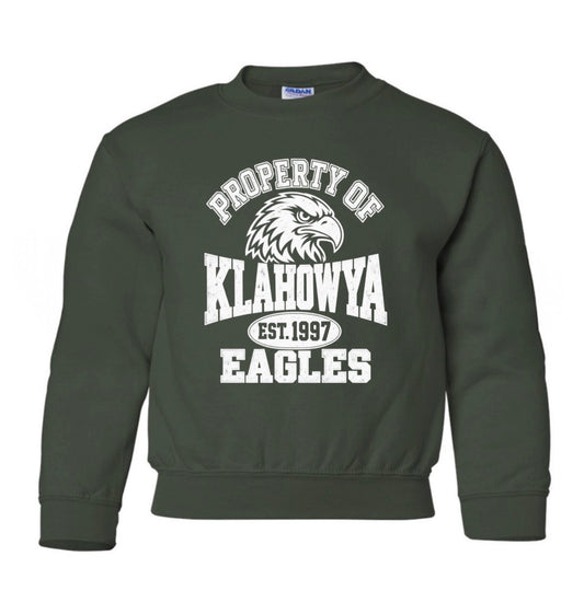 Klahowya Eagles TODDLER-YOUTH (tee shirt, crewneck or hoodie)