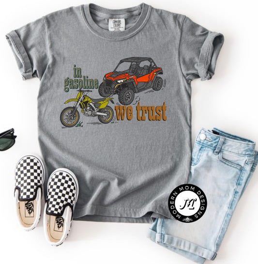 In gasoline we trust (toddler-youth XL)