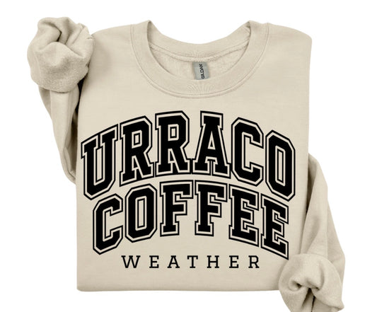 Urraco coffee weather crewneck