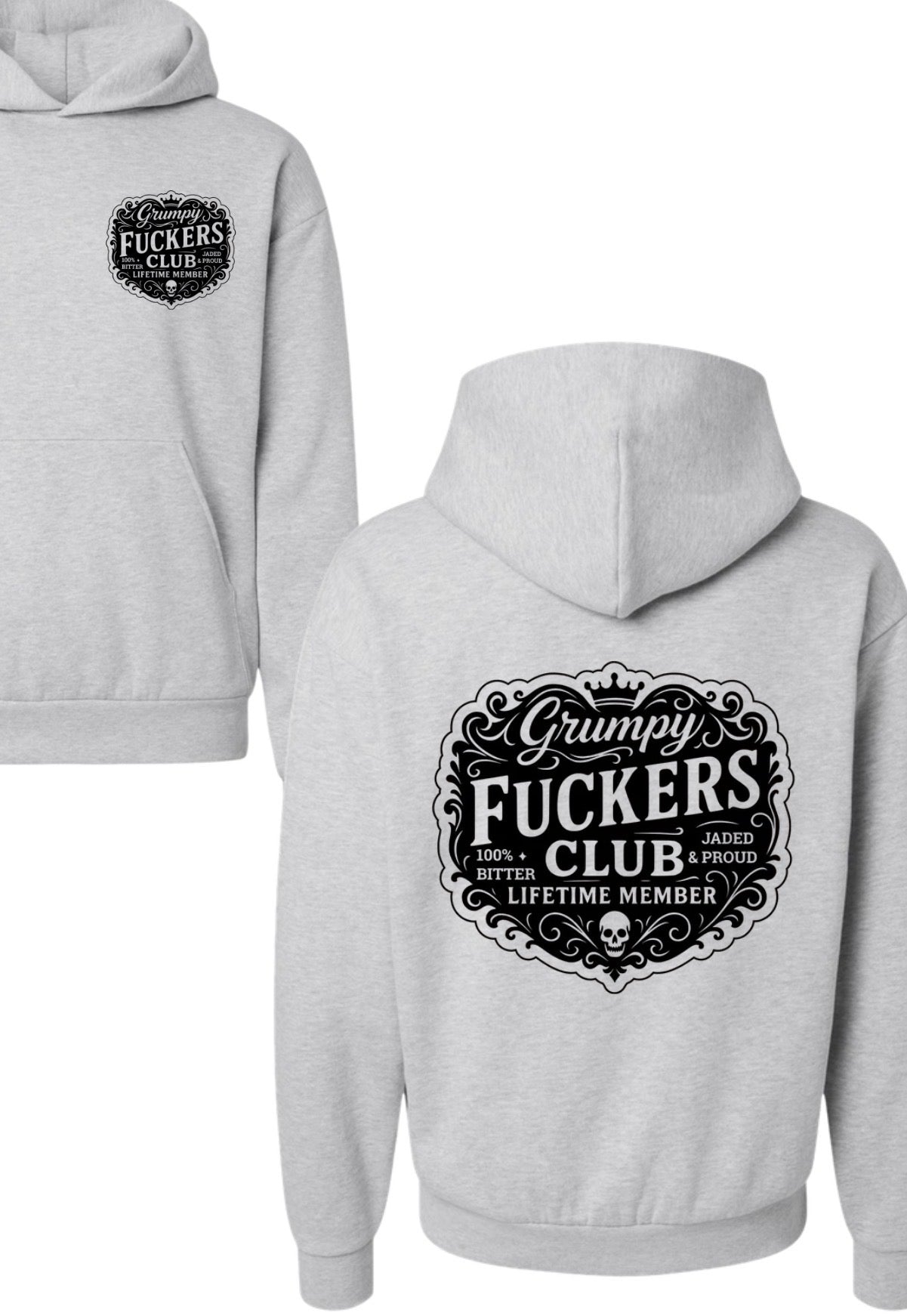 Grumpy f**kers club (tee or hoodie)