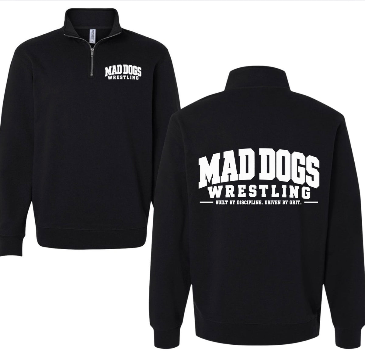 Mad dogs wrestling quarter zip