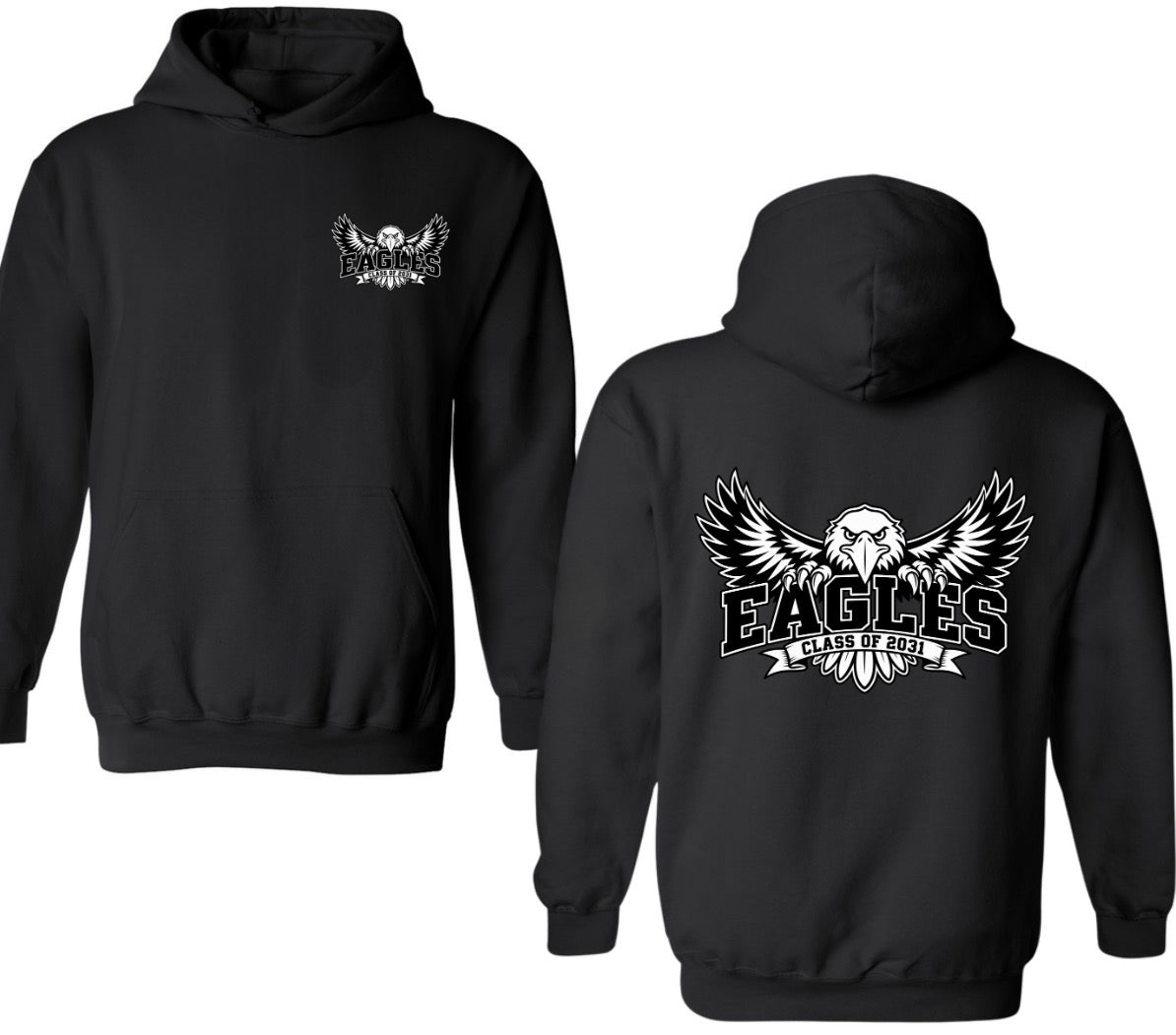 Elma Eagles class of 2031 YOUTH (tee shirt, crewneck or hoodie)