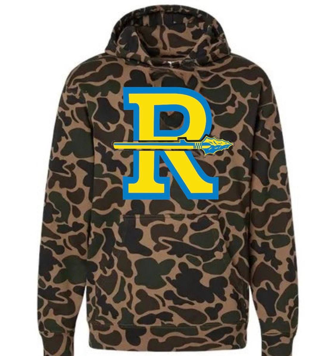 Rochester warriors duck camo hoodie (youth & adult)
