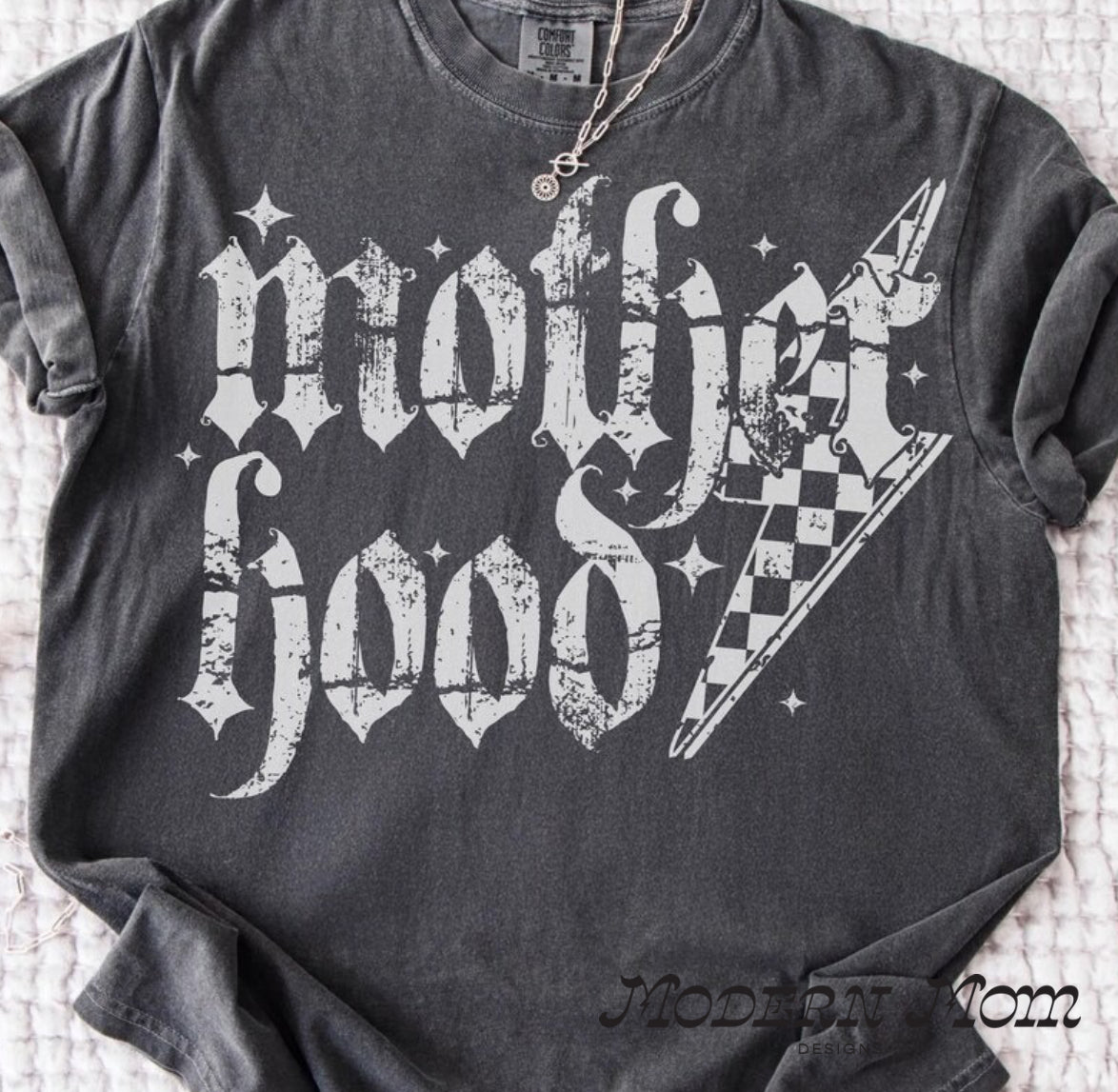 Motherhood distressed bolt(tee or crewneck)
