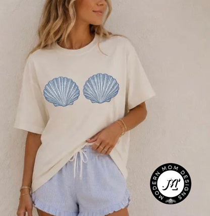 Shell top(tank top, tee shirt, crewneck or hoodie)
