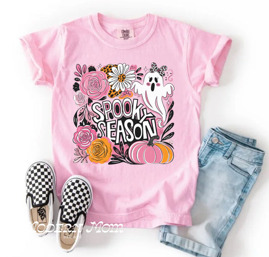 Spooky season pink girly (toddler-Youth XL)
