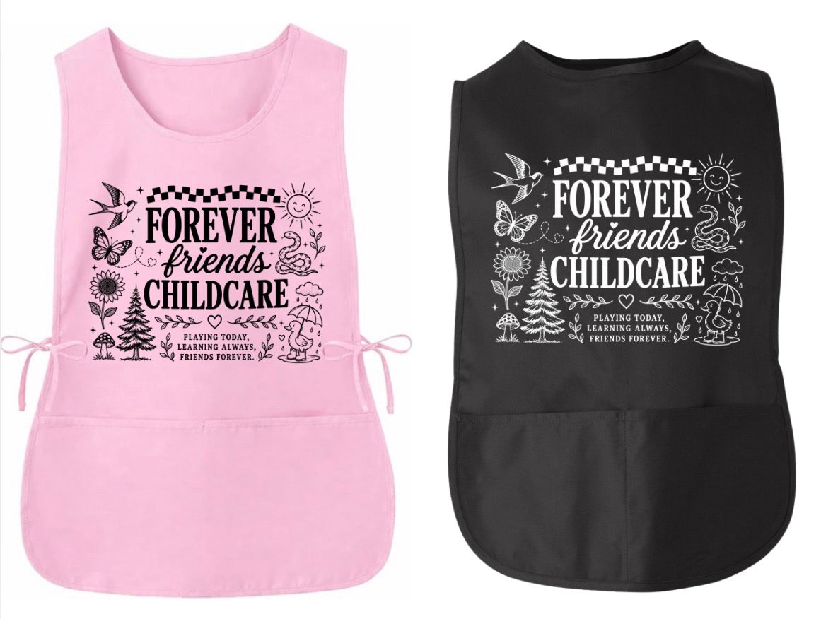 Forever friends kids art smock