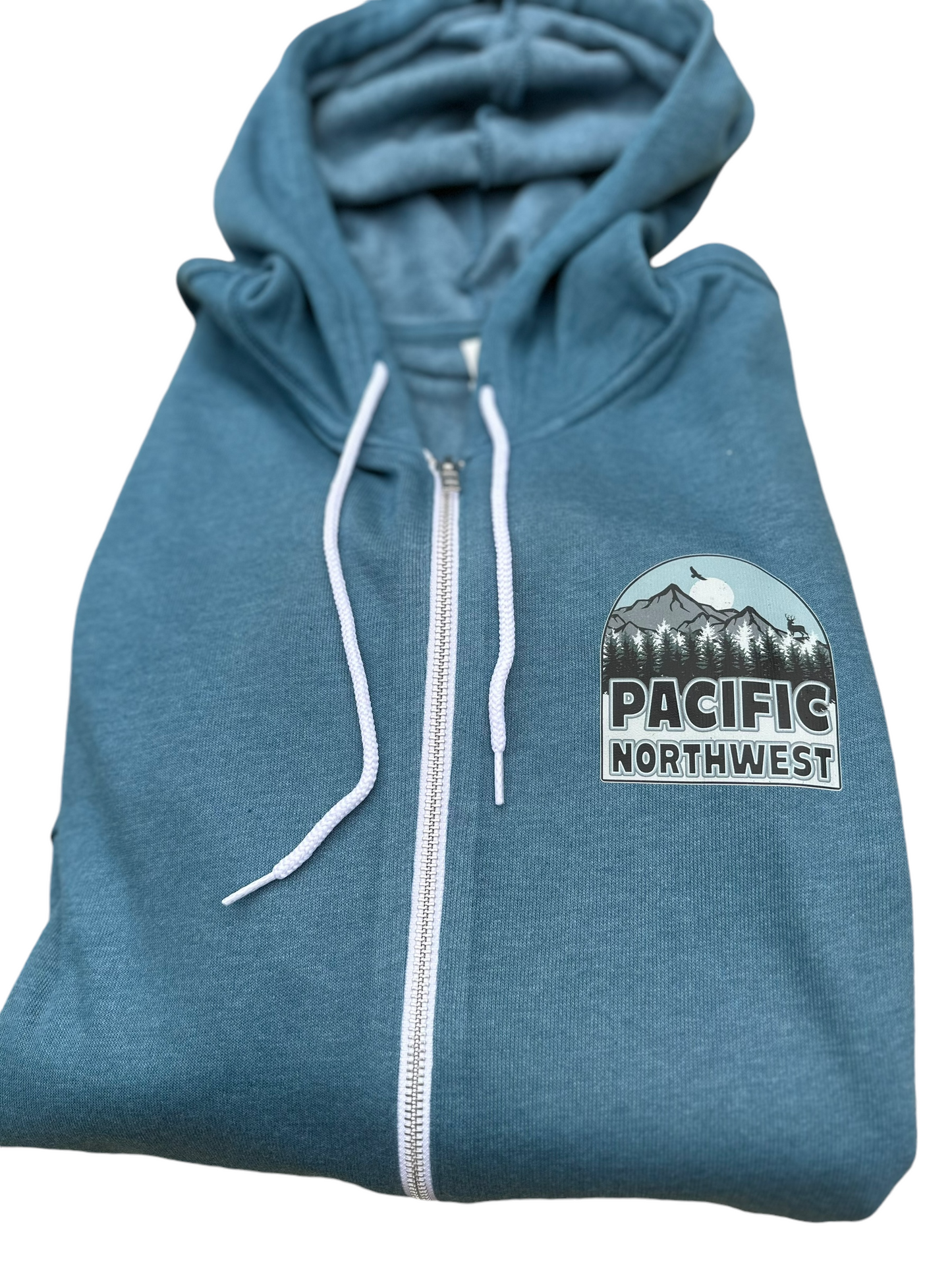 Pacific Northwest scene double sided print(crewneck, hoodie or zip up)