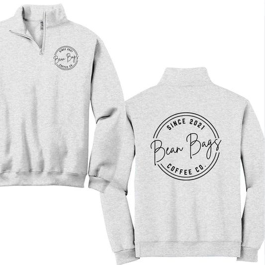 Bean Bags Coffee Co. OG logo quarter zip