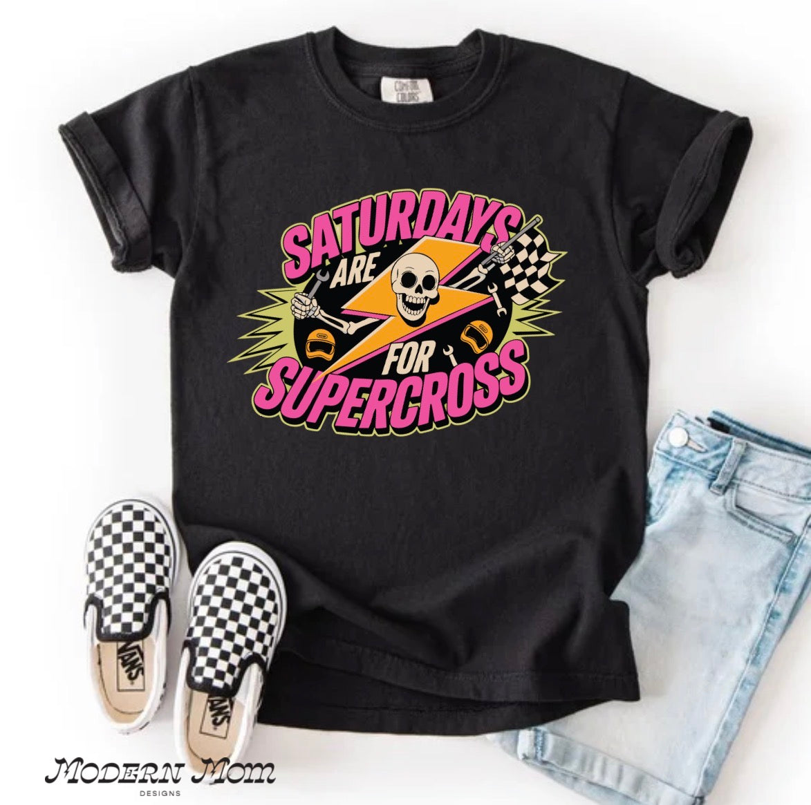 Saturdays are for super cross (NEWBORN-youth XL)