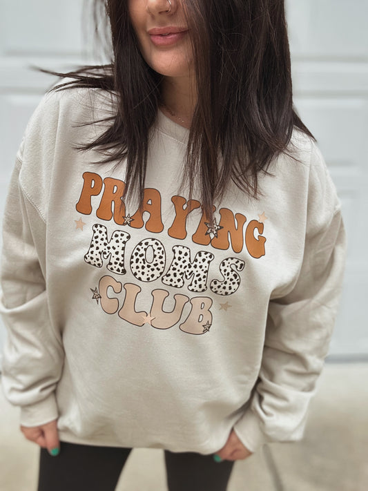 Praying moms club crewneck