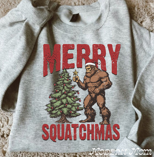 Merry squatchmas crewneck