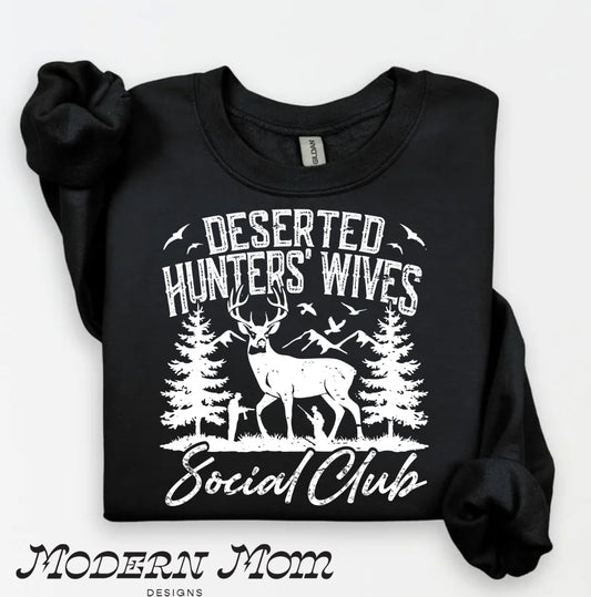 Deserted hunters wives social club (black)