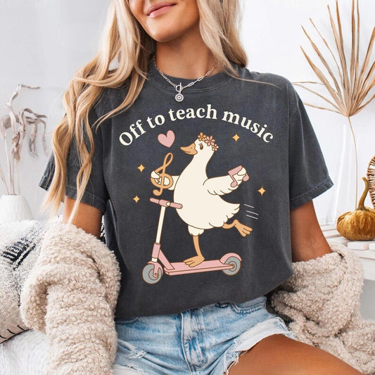 off to teach music (multiple options)