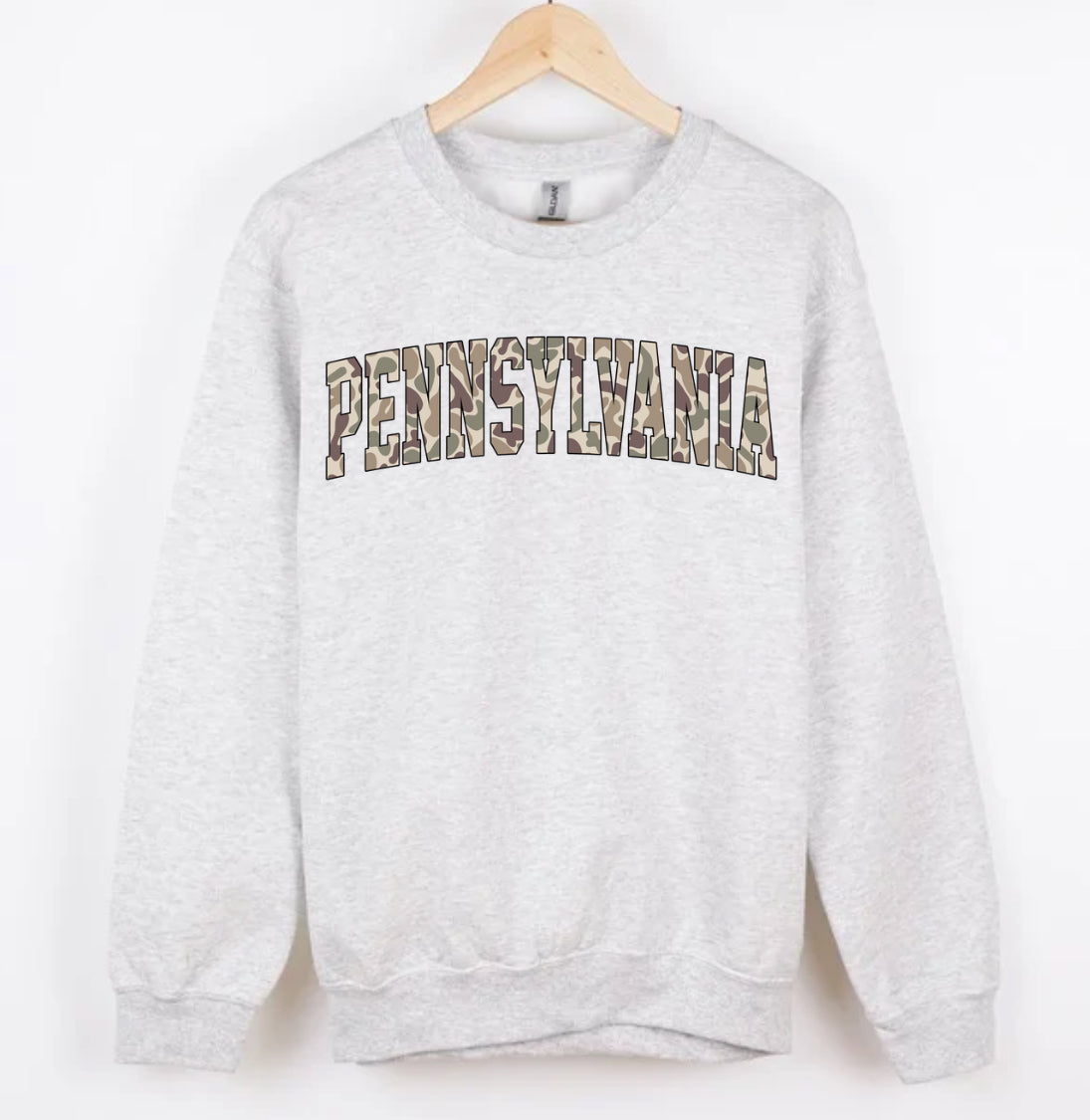 PENNSYLVANIA duck camo CREWNECK