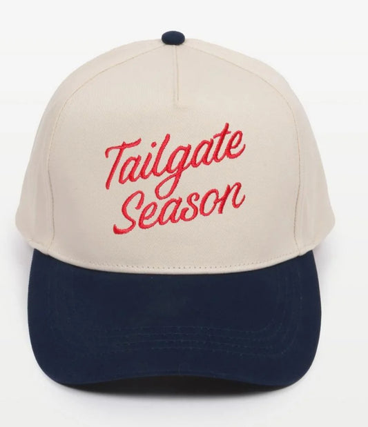 Tailgate season cursive