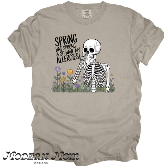 Spring has sprung and so have my allergies