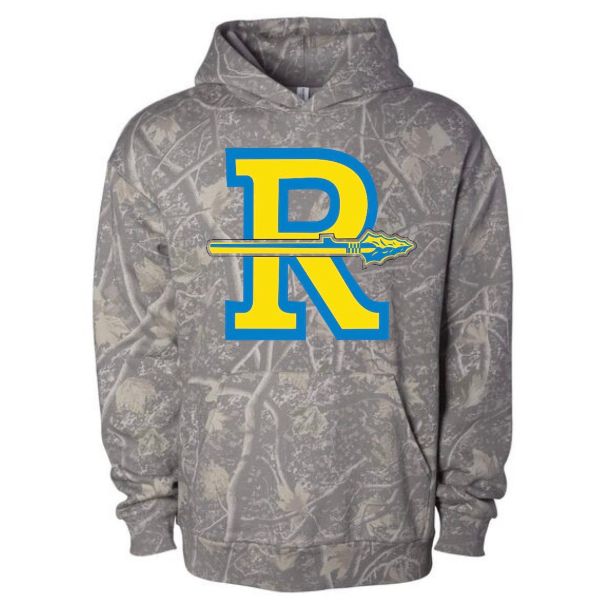 Rochester warriors deadwood camo hoodie (youth & adult)
