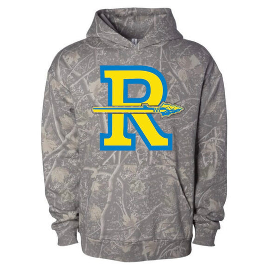 Rochester warriors deadwood camo hoodie (youth & adult)