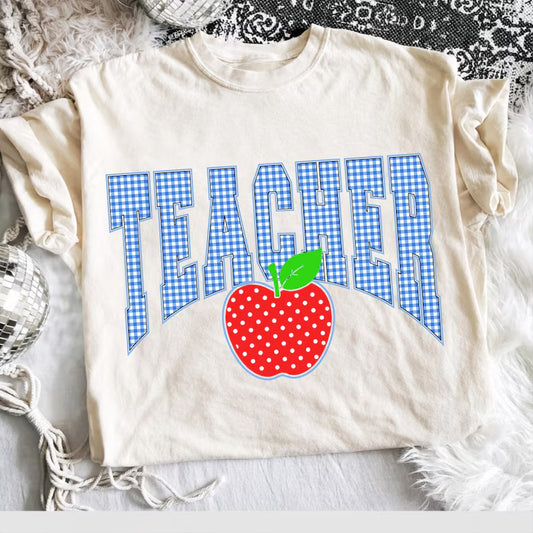 Educator apple-multiple name options (multiple style options)