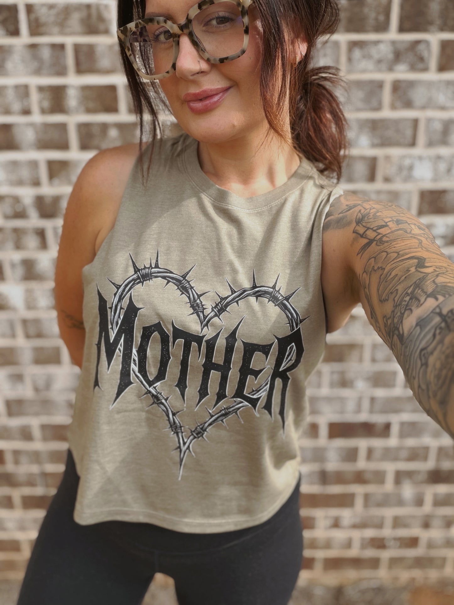 It wasn’t a phase- Mother racerback crop tank