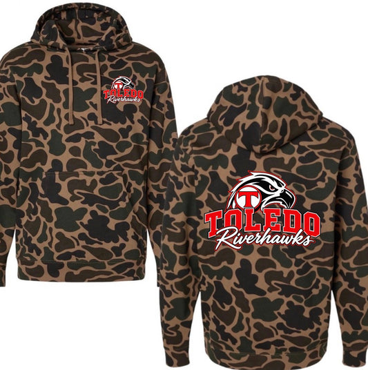 Toledo Riverhawks duck camo hoodie (youth & adult)