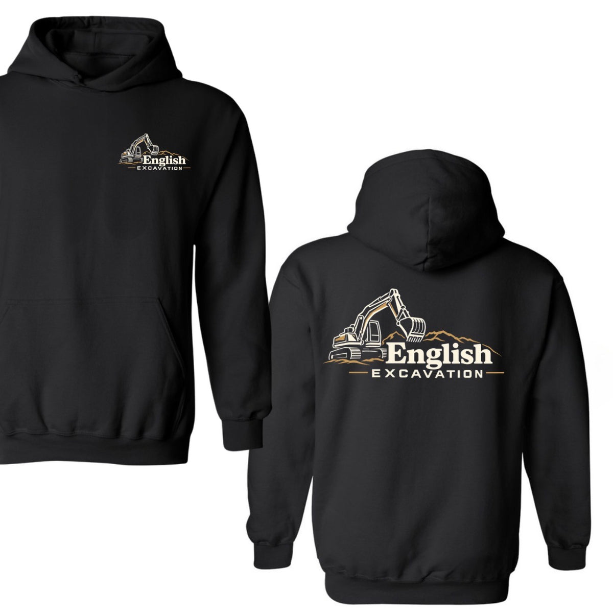 English excavation hoodie