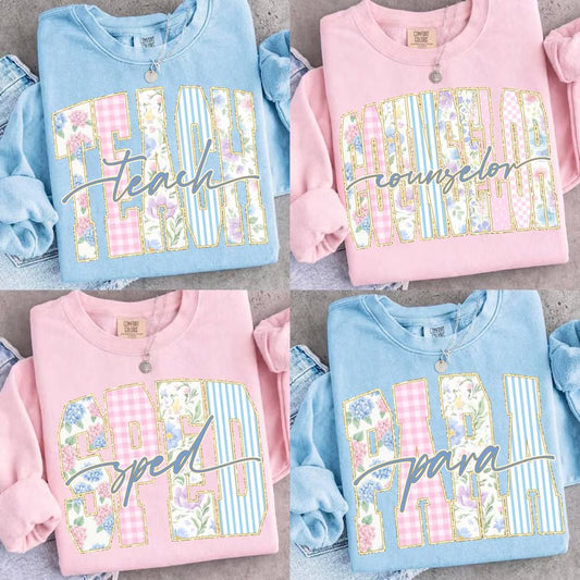 Educator name (ANY NAME) (multiple style options)