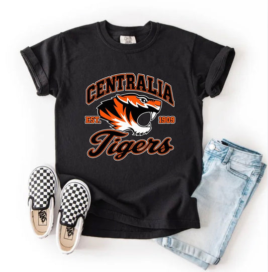 Centralia Tigers YOUTH (tee shirt, crewneck or hoodie)