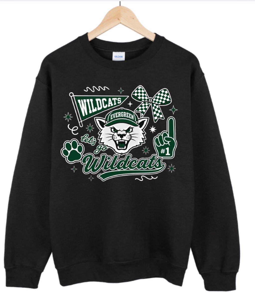 EVERGREEN Wildcats collage
