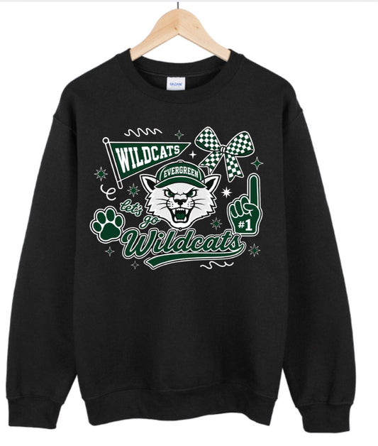 EVERGREEN Wildcats collage