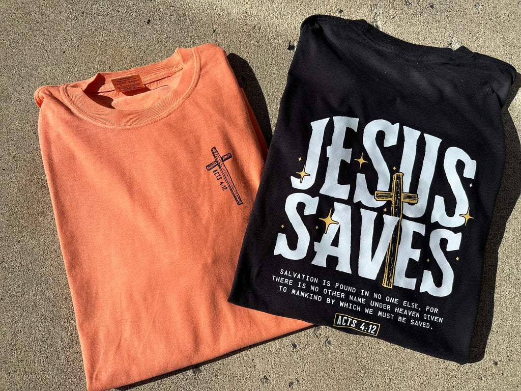 Jesus saves tee shirt