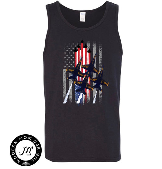 Blue angels unisex tank top