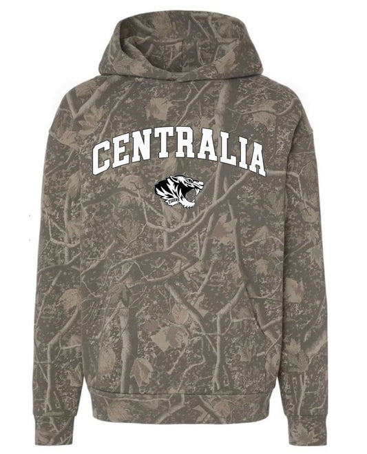 Centralia Tigers deadwood camo hoodie (youth & adult)