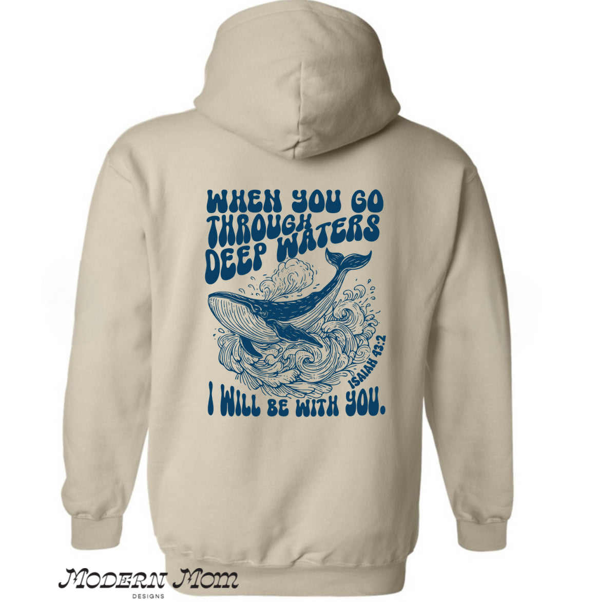 When you go through deep waters (tee, crewneck or hoodie)