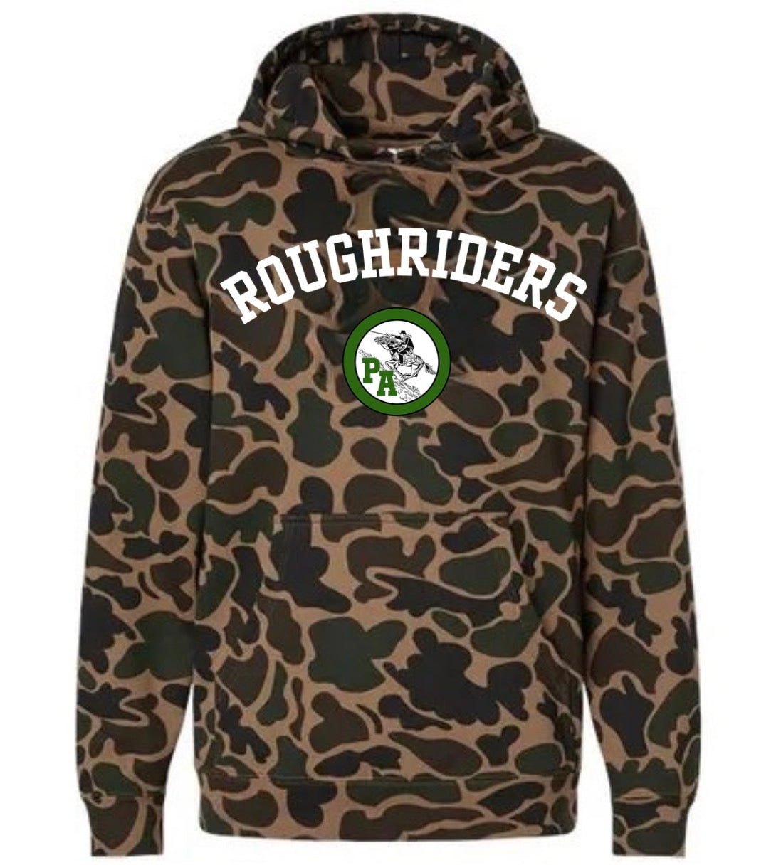 Roughriders duck camo hoodie (youth & adult)