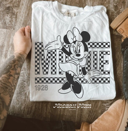 1928 bow checks  (tee, crewneck or hoodie )