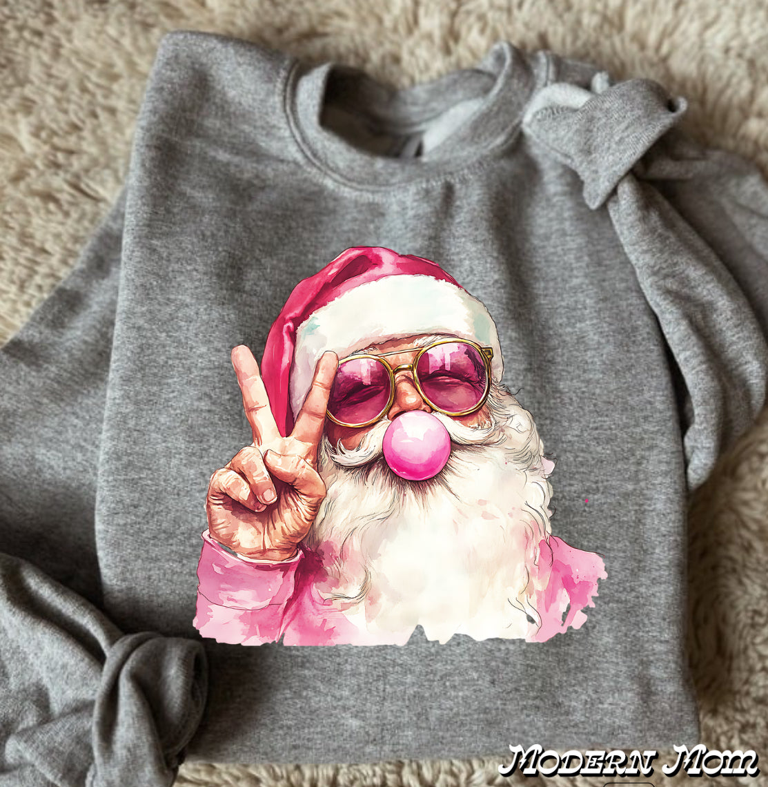 Peace out bubble gum santa Toddler-Youth XL (tee, crewneck or hoodie)