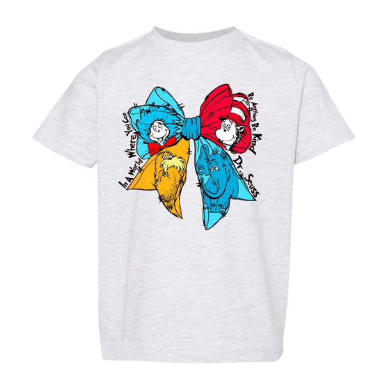 Character bow (2T-youth XL)-tee, crewneck, or hoodie