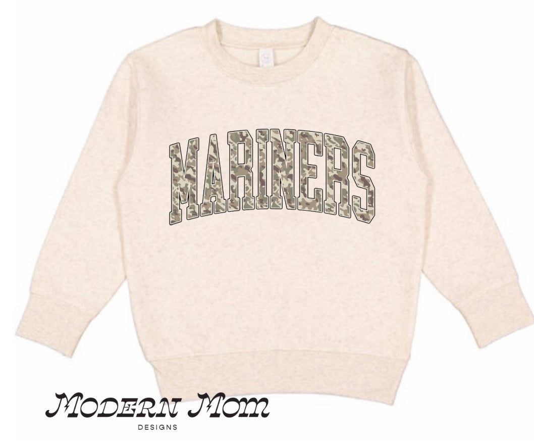 Mariners camo (baby-toddler-youth)