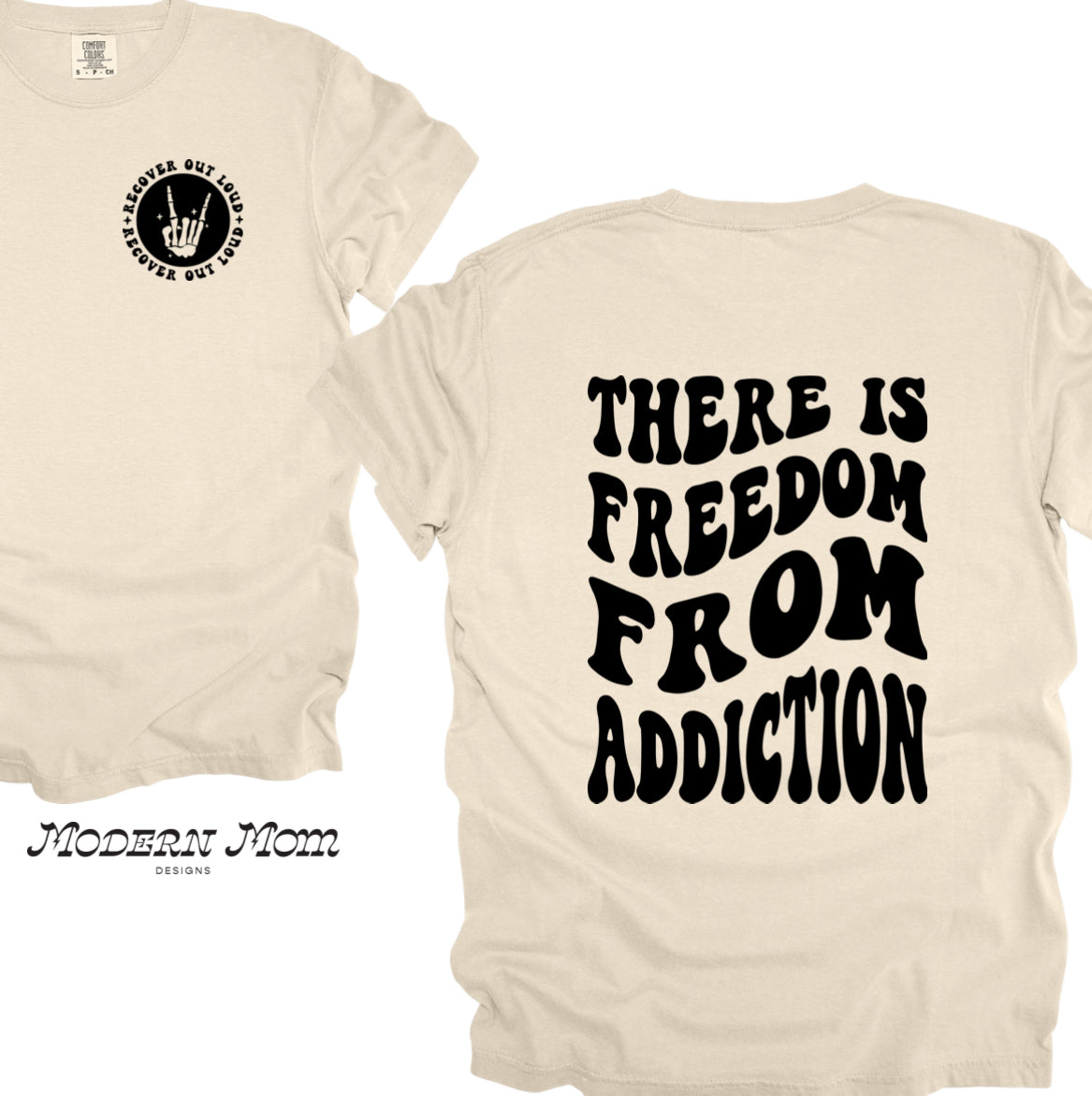 There is freedom from addiction (tee, crewneck or hoodie )