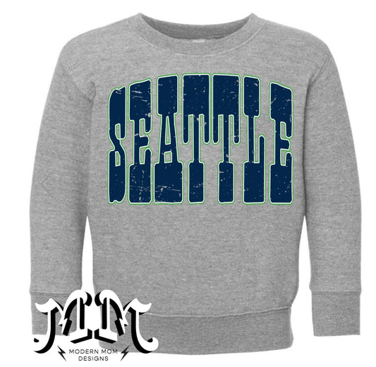 SEATTLE OVERSIZED print (NEWBORN-youth XL)