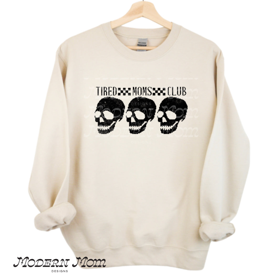 Tired moms crewneck